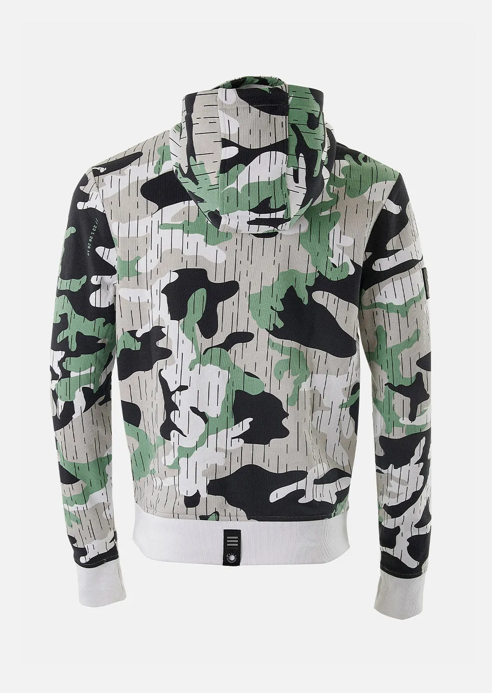 Sweat à capuche Spray - Imprimé Vert Sauge