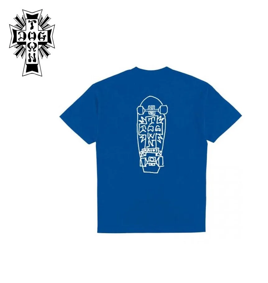 T-SHIRT DOGTOWN SKATE - DESIGN BY PAR MARK GONZALES - MADE IN USA
