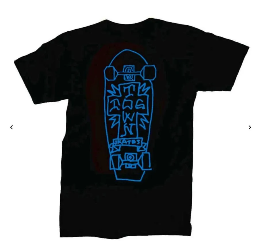 T-SHIRT DOGTOWN SKATE - DESIGN BY PAR MARK GONZALES - MADE IN USA