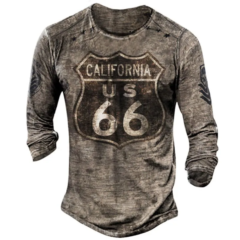 T-shirt homme année 90 militaire