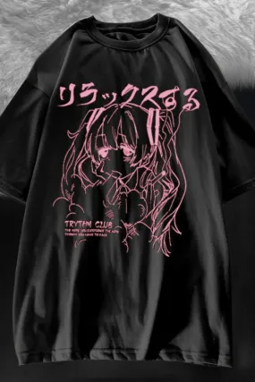 T Shirt Manga Femme Y2K