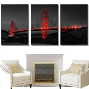 Tableau Vintage Golden Bridge Gate