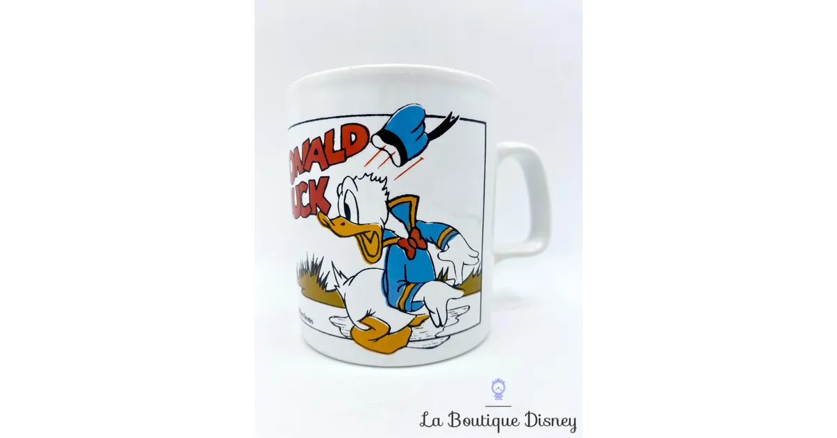 Tasse Donald Duck bouc Disney mug Staffordshire Kilncraft England vintage