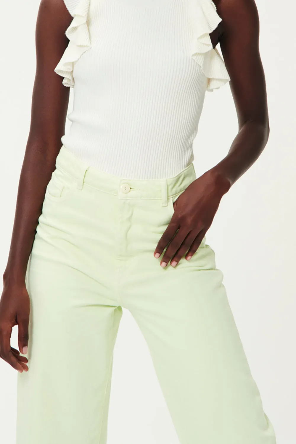 Top en maille Billie Creme