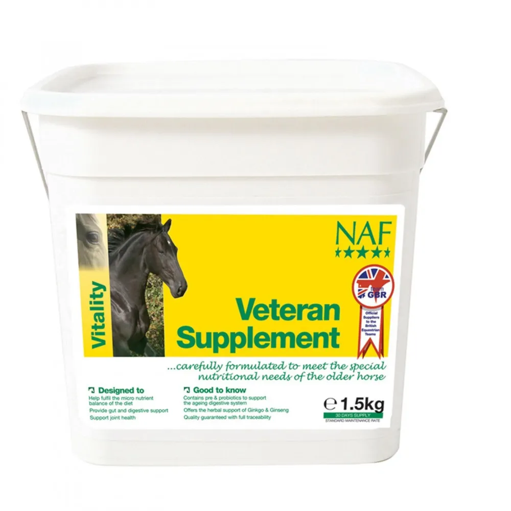 Veteran NAF - Complément Alimentaire Cheval Senior